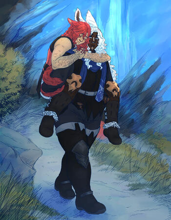 2 full bodies, medium BG