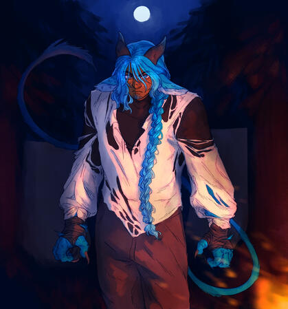 half body, simple BG