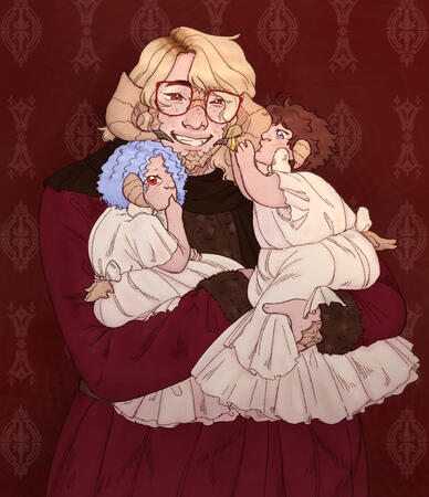 billed as 2 half bodies, simple BG.